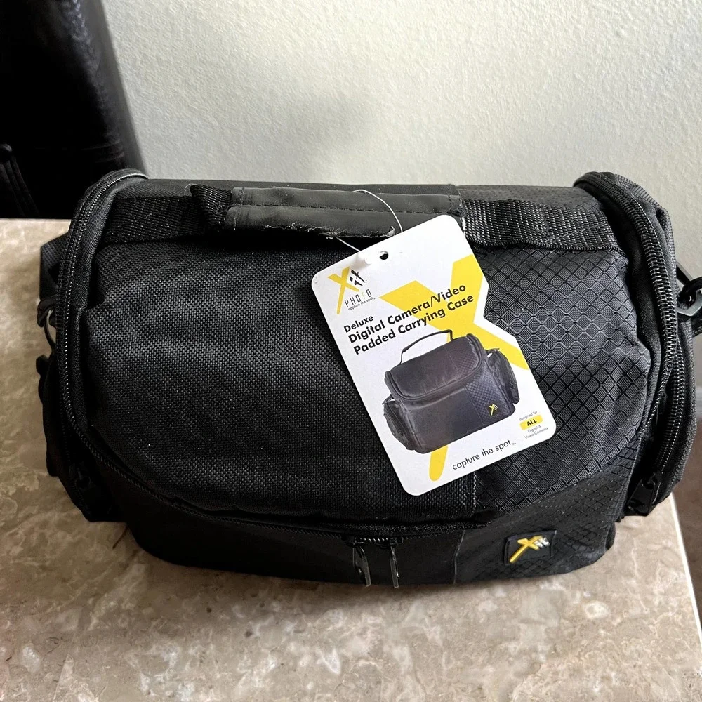 Large Camera carrying case with accessories